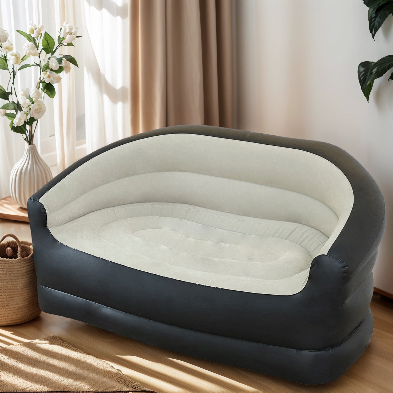 Outdoor Furniture Lounge - Twin Size Outdoor Inflatable Sofa with