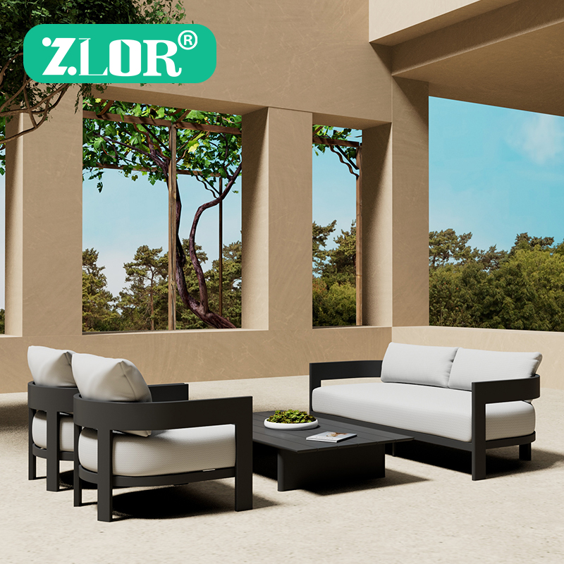 Modern Aluminum Outdoor Sofa S - Outdoor Furniture Dining Set 评论和价格