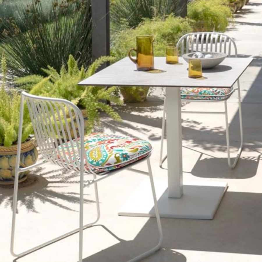 Set of 4 Outdoor Chair Cushion - Outdoor Furniture Pads 评论和价格