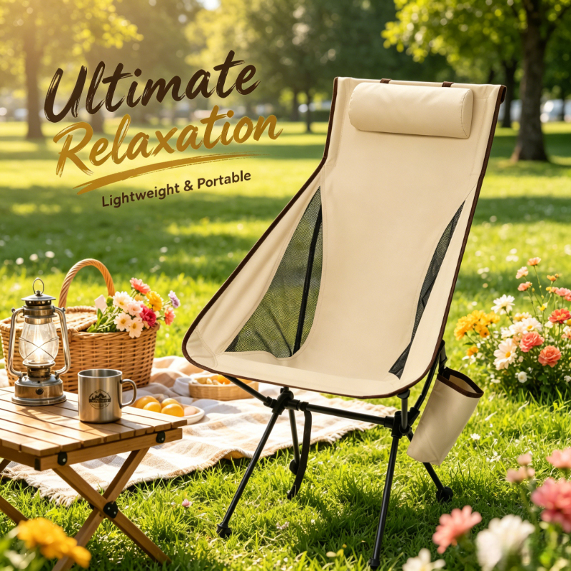 Lightweight Folding Camping Ch - Outdoor Furniture Pads 评论和价格