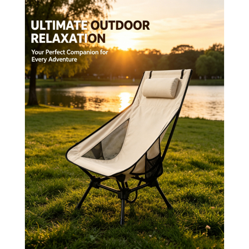 Lightweight Folding Camping Ch - Outdoor Furniture Pads 评论和价格