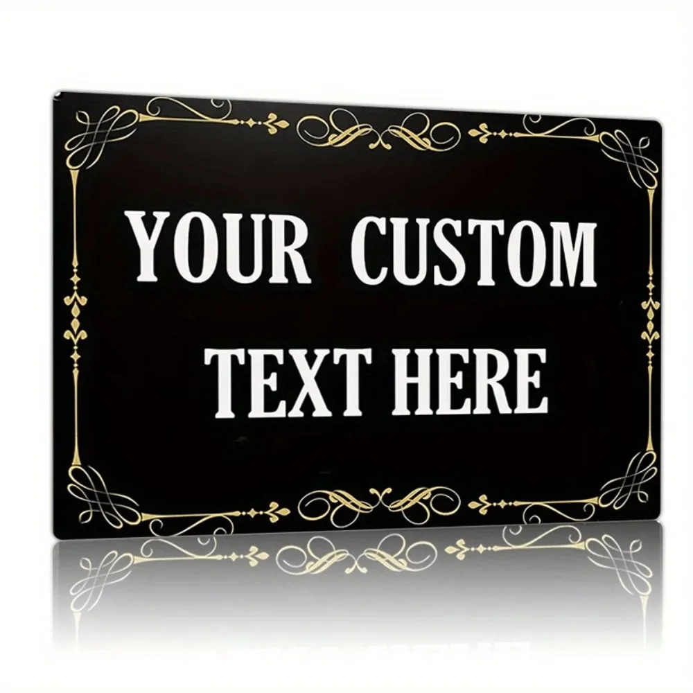 Custom Personalized Black Gold - Outdoor Furniture Metal 评论和价格