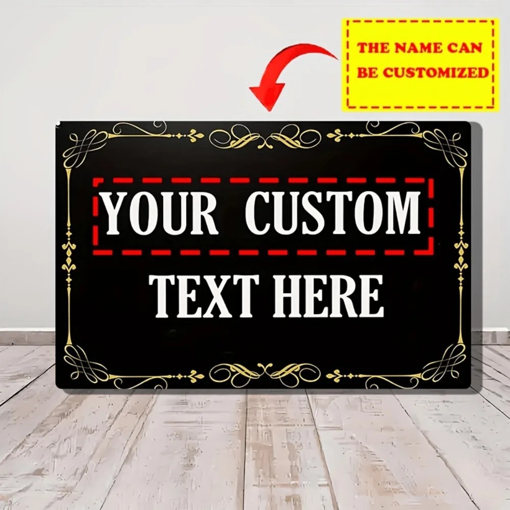 Custom Personalized Black Gold - Outdoor Furniture Metal 评论和价格