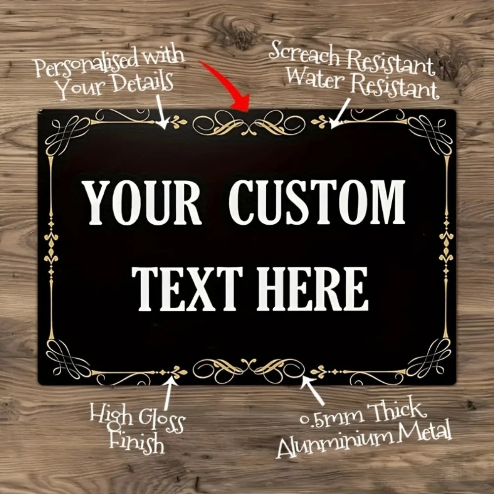 Custom Personalized Black Gold - Outdoor Furniture Metal 评论和价格