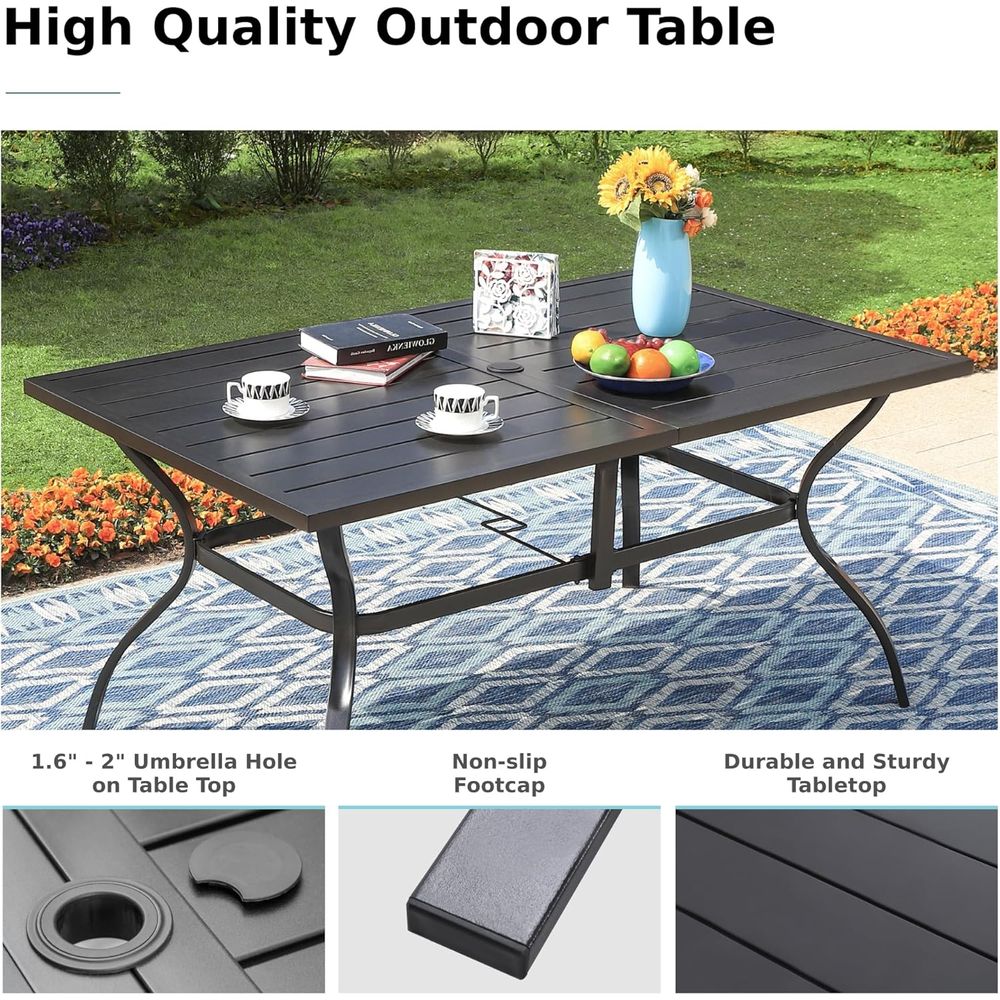 7-Piece Outdoor Patio Furnitur - Outdoor Furniture Dining Set 评论和价格