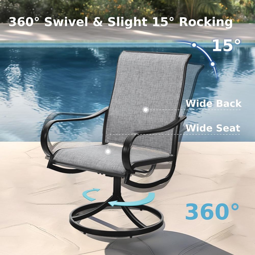 7-Piece Outdoor Patio Furnitur - Outdoor Furniture Dining Set 评论和价格
