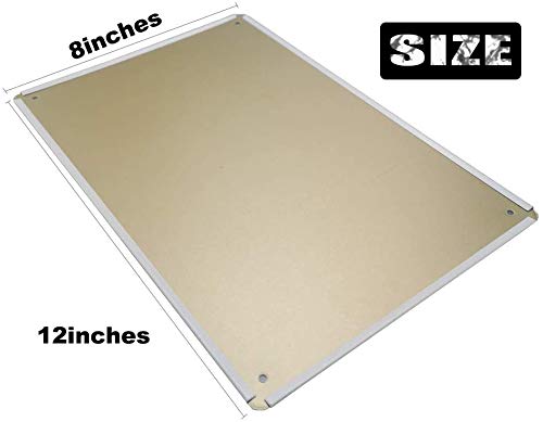 HOUVSSEN Metal Tin Sign, 8 x 1 - Outdoor Furniture Metal 评论和价格