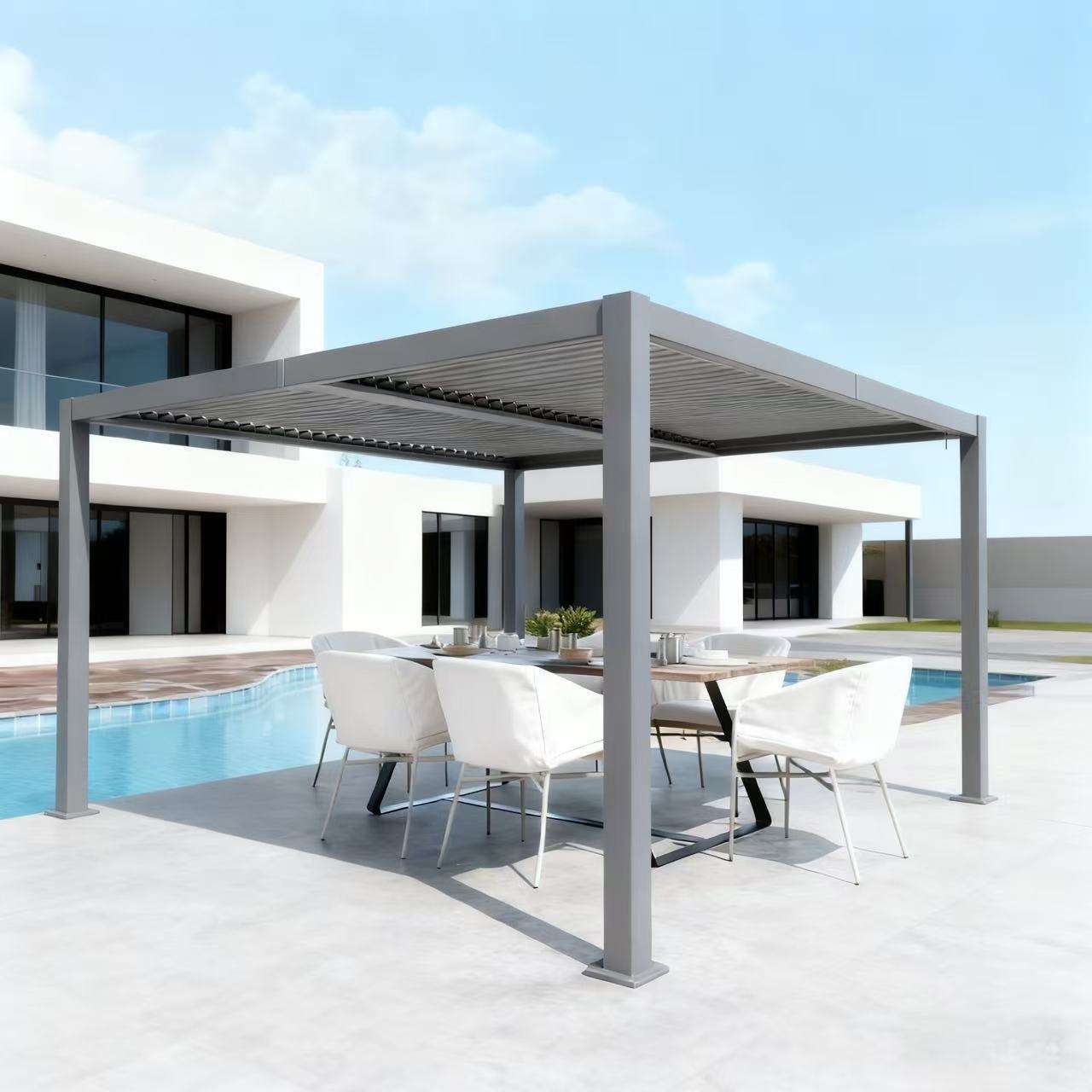 Villa Fashion Outdoor Sun Prot - Outdoor Furniture Metal 评论和价格