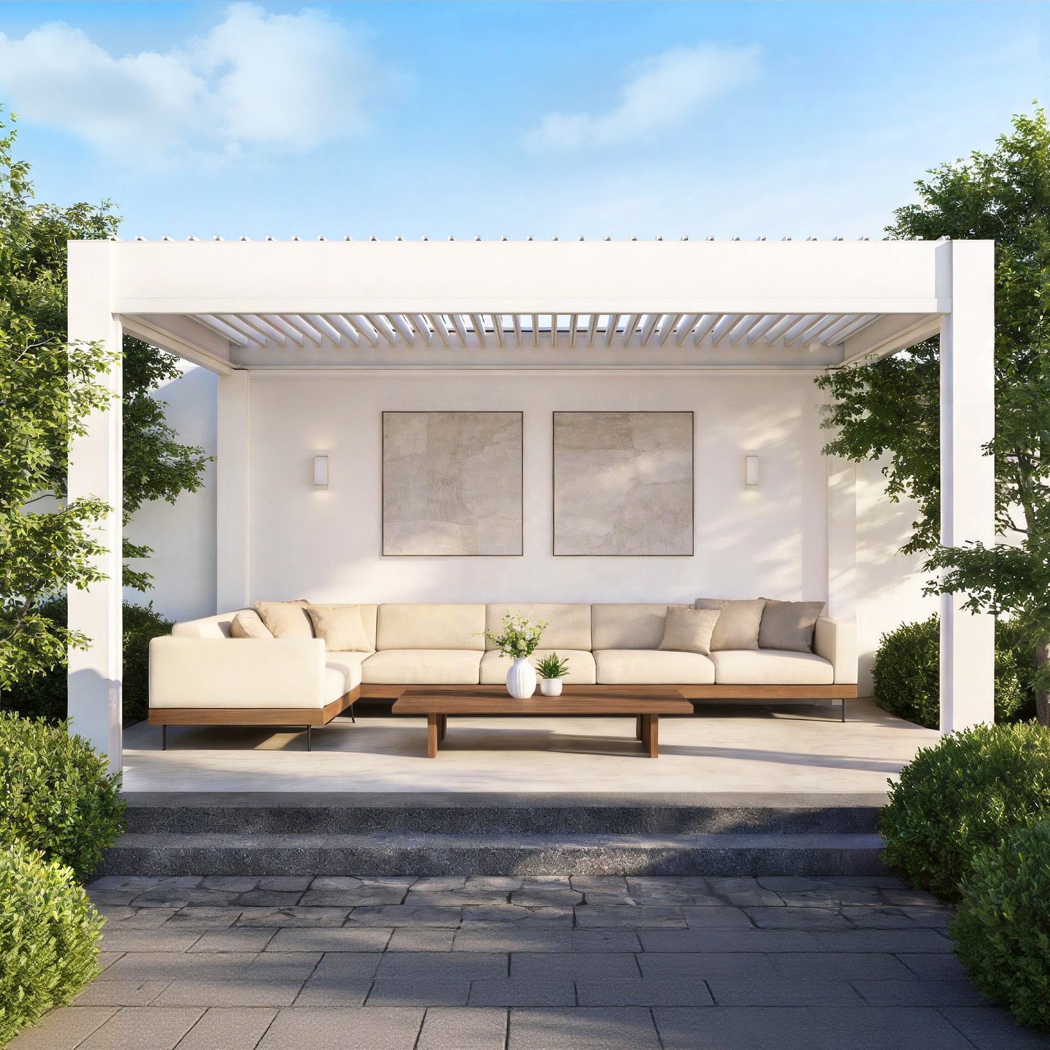 Villa Fashion Outdoor Sun Prot - Outdoor Furniture Metal 评论和价格