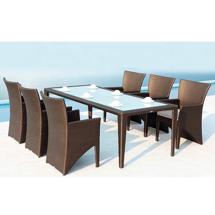 Custom New Style Outdoor Patio - Outdoor Furniture Dining Set 评论和价格