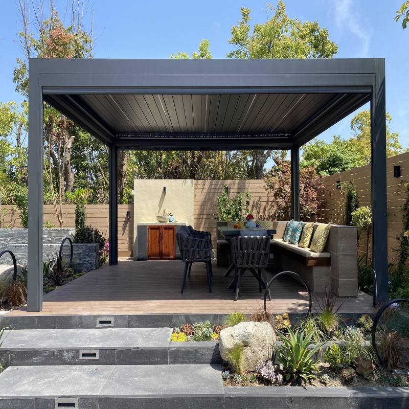 Backyard Install Against The W - Outdoor Furniture Metal 评论和价格
