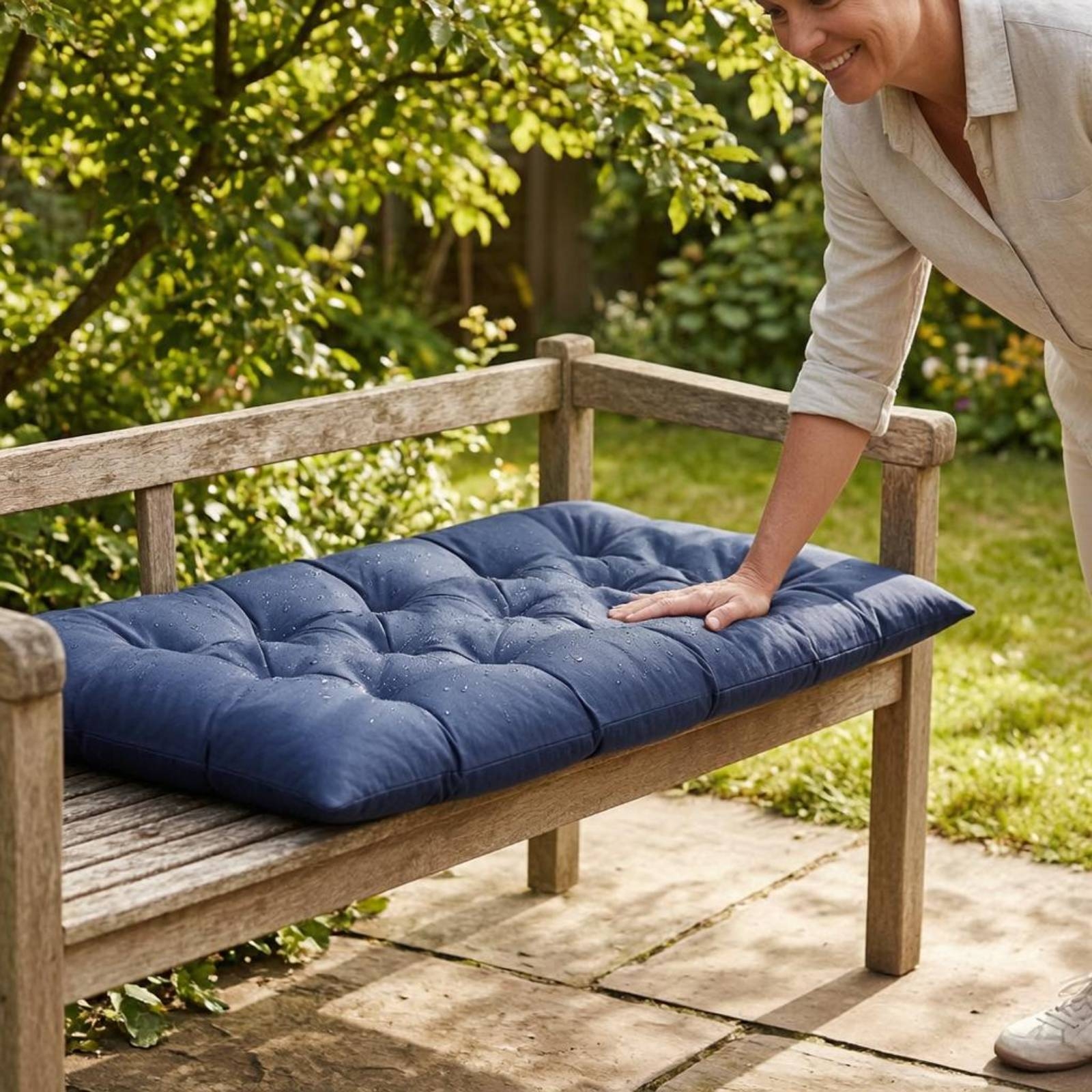 Waterproof Bench Cushion Sunpr - Outdoor Furniture Pads 评论和价格
