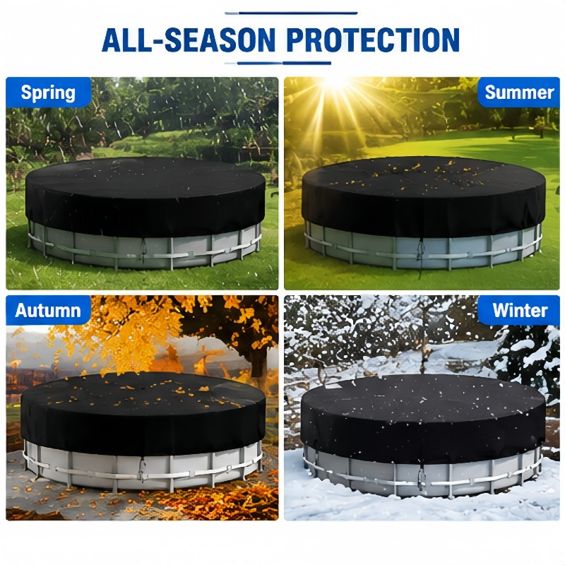 Oxford Round Pool Cover Waterp - Outdoor Furniture For Pool 评论和价格