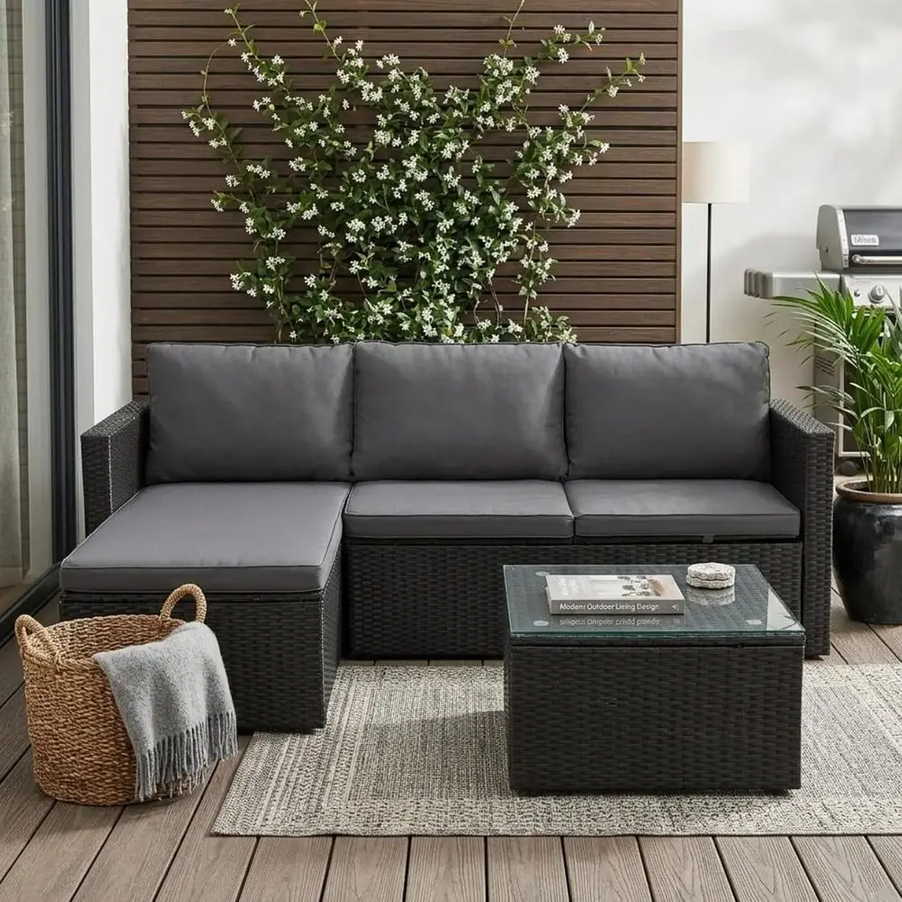 4-Piece Outdoor Patio Furnitur - Outdoor Furniture Fire Pit 评论和价格