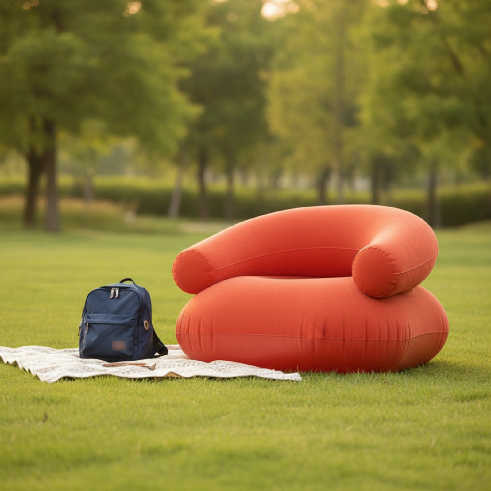 Inflatable Sofa Flocked Air So - Outdoor Furniture Lounge 评论和价格