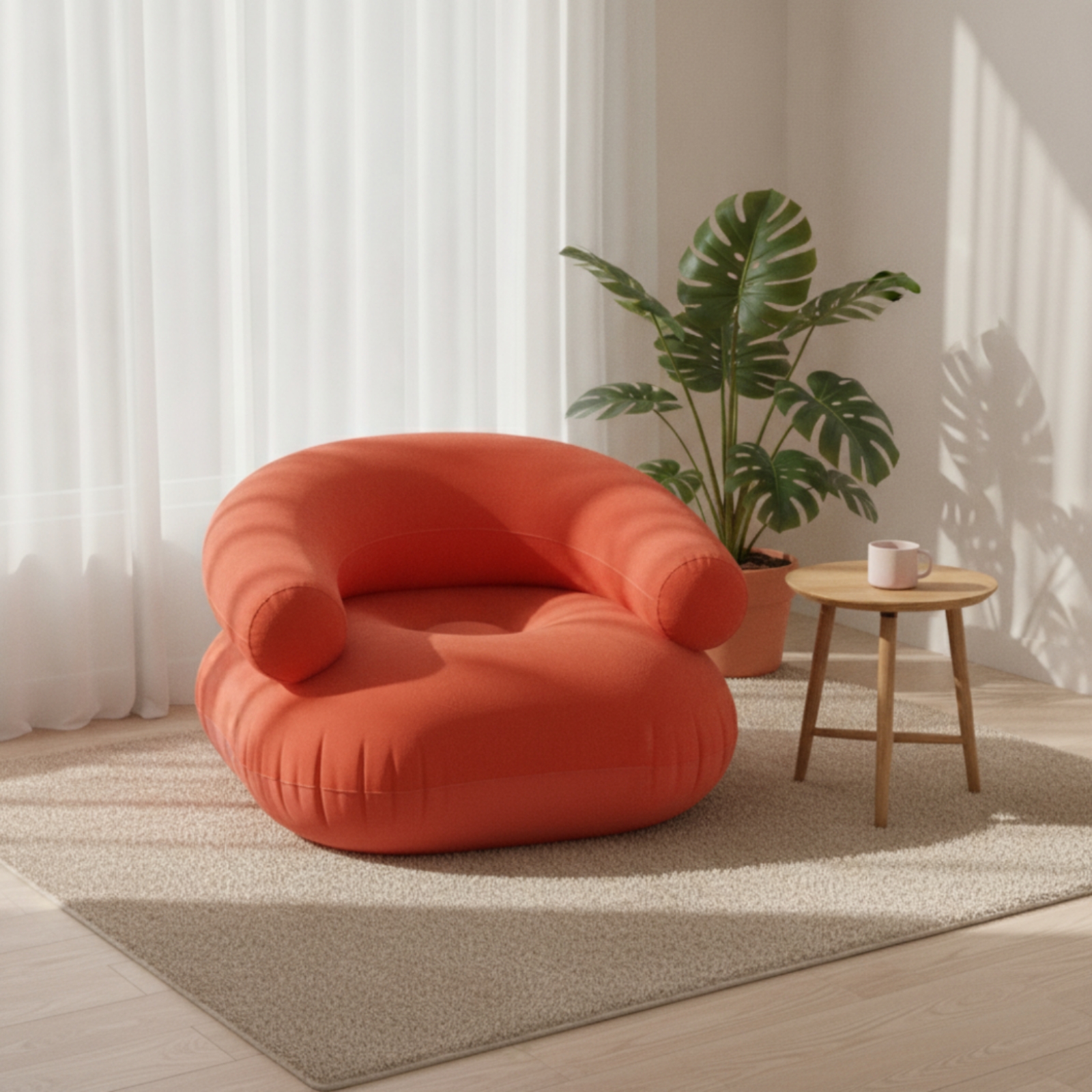 Inflatable Sofa Flocked Air So - Outdoor Furniture Lounge 评论和价格