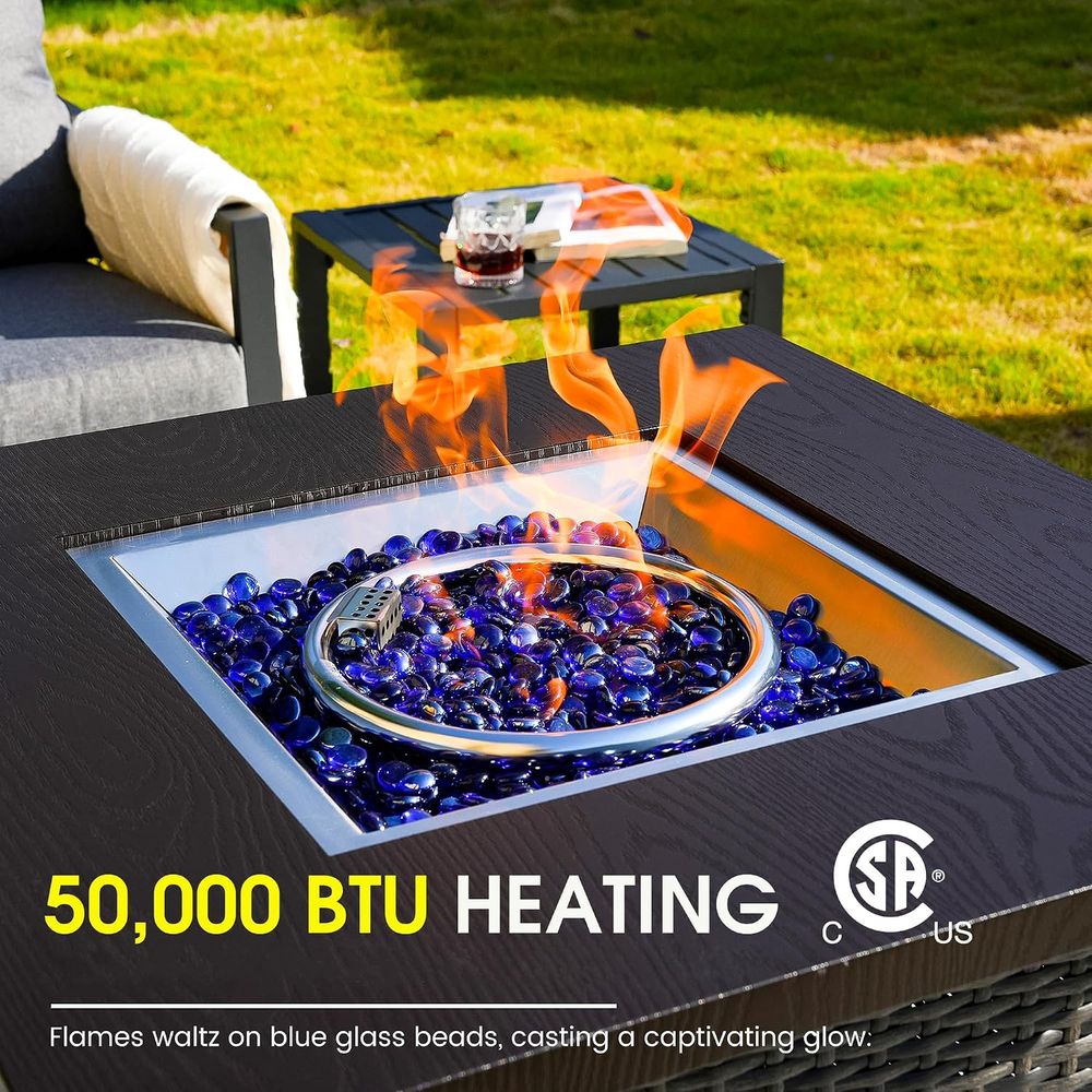 6-Piece Outdoor Patio Furnitur - Outdoor Furniture Fire Pit 评论和价格