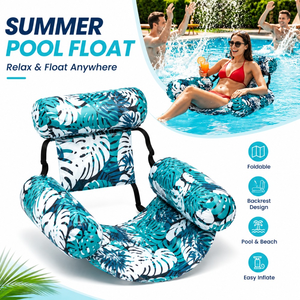 Heavy Duty Blow Up Pool Chair  - Outdoor Furniture Lounge 评论和价格
