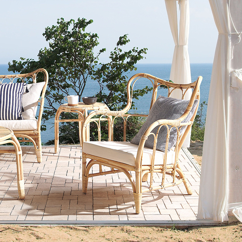 Natural rattan sofa outdoor do - Outdoor Furniture Indonesia 评论和价格