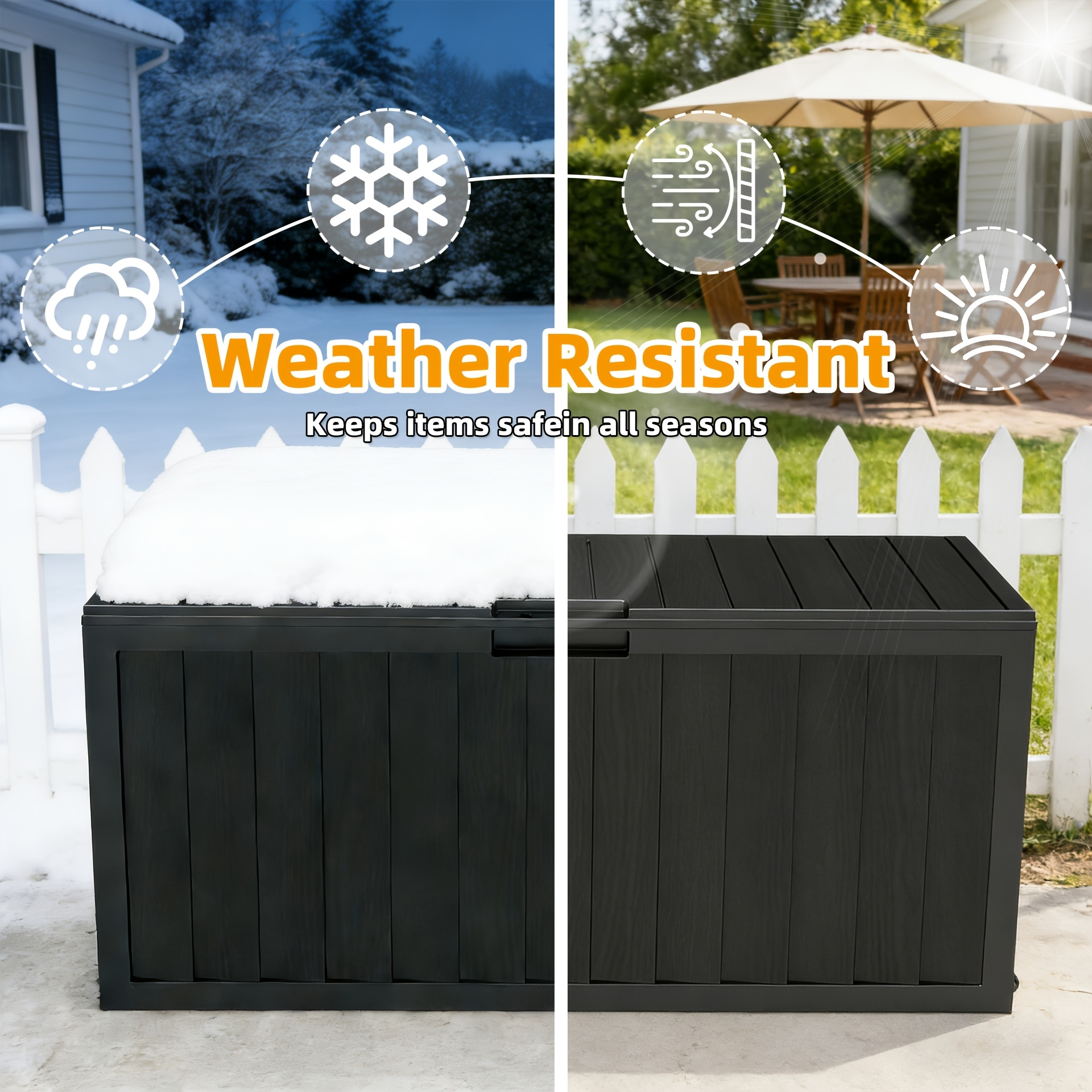 35 Gallon Large Outdoor Resin  - Outdoor Furniture For Pool 评论和价格