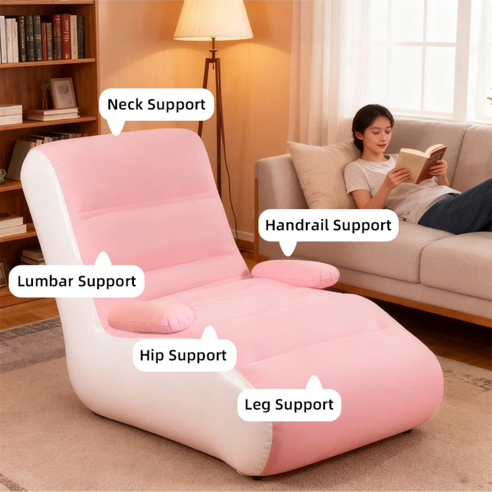 Inflatable Lounger Sofa with S - Outdoor Furniture Pillows 评论和价格
