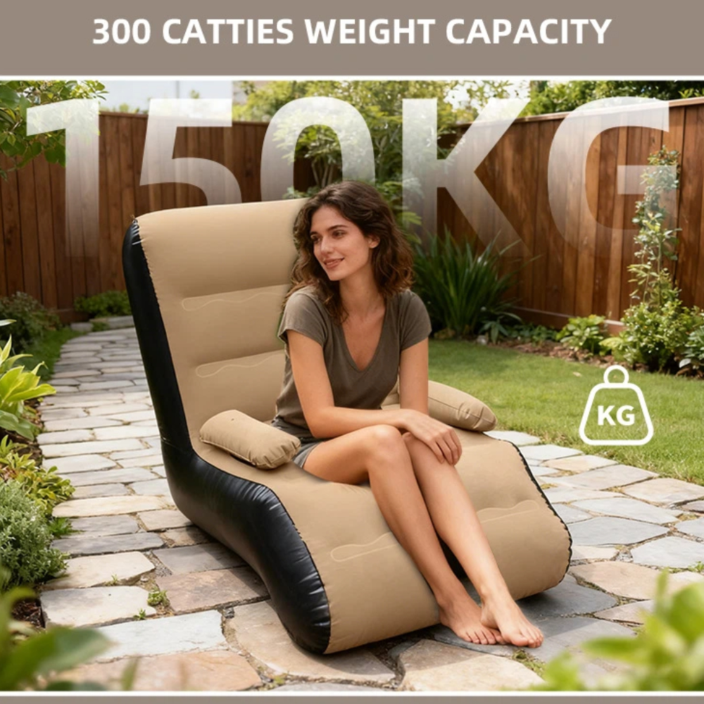 Inflatable Lounger Sofa with S - Outdoor Furniture Pillows 评论和价格