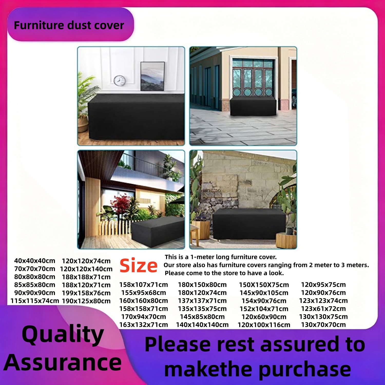 Patio FurnitureCover Rectangul - Outdoor Furniture Lounge 评论和价格