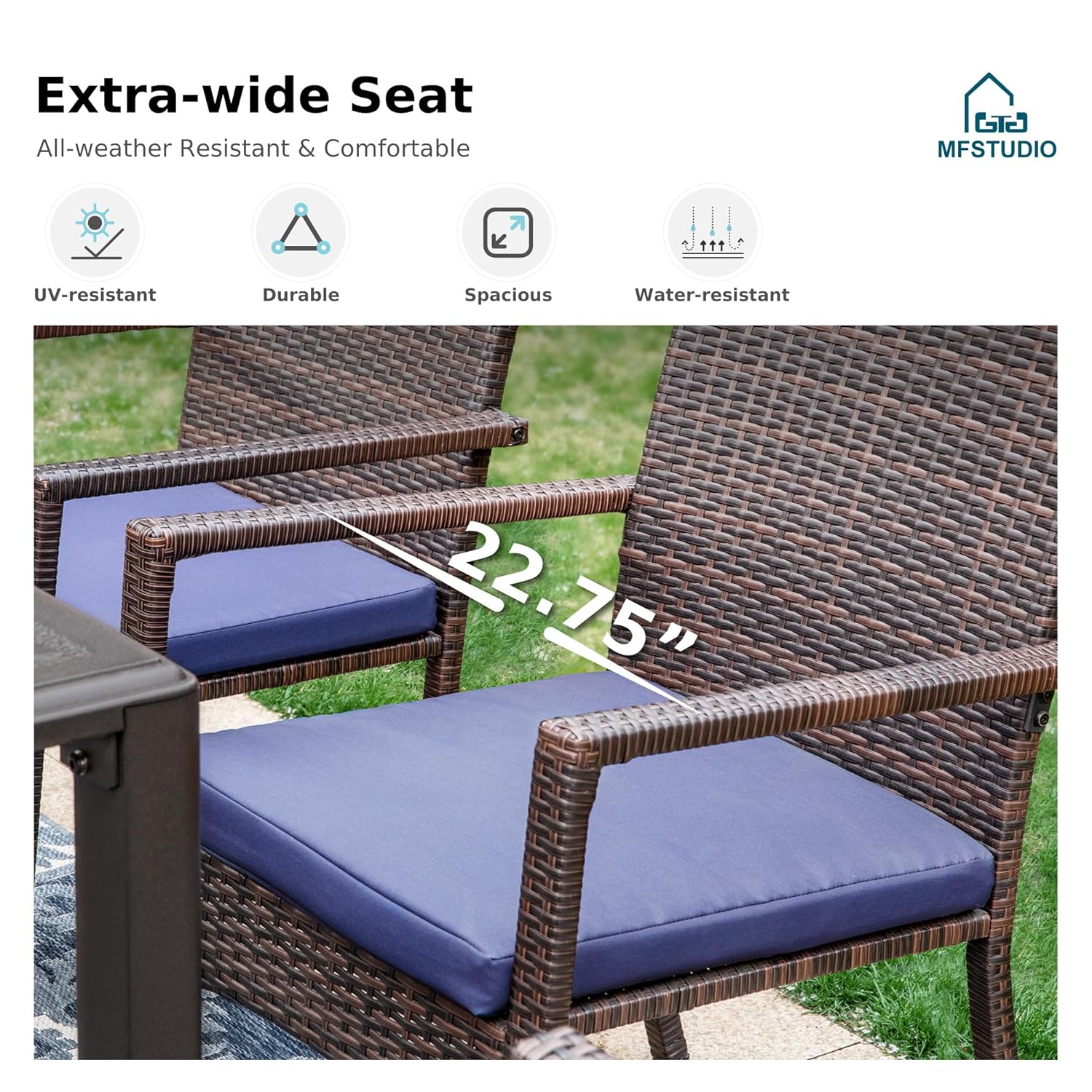 7 Piece Outdoor Dining Set, 60 - Outdoor Furniture Dining Set 评论和价格