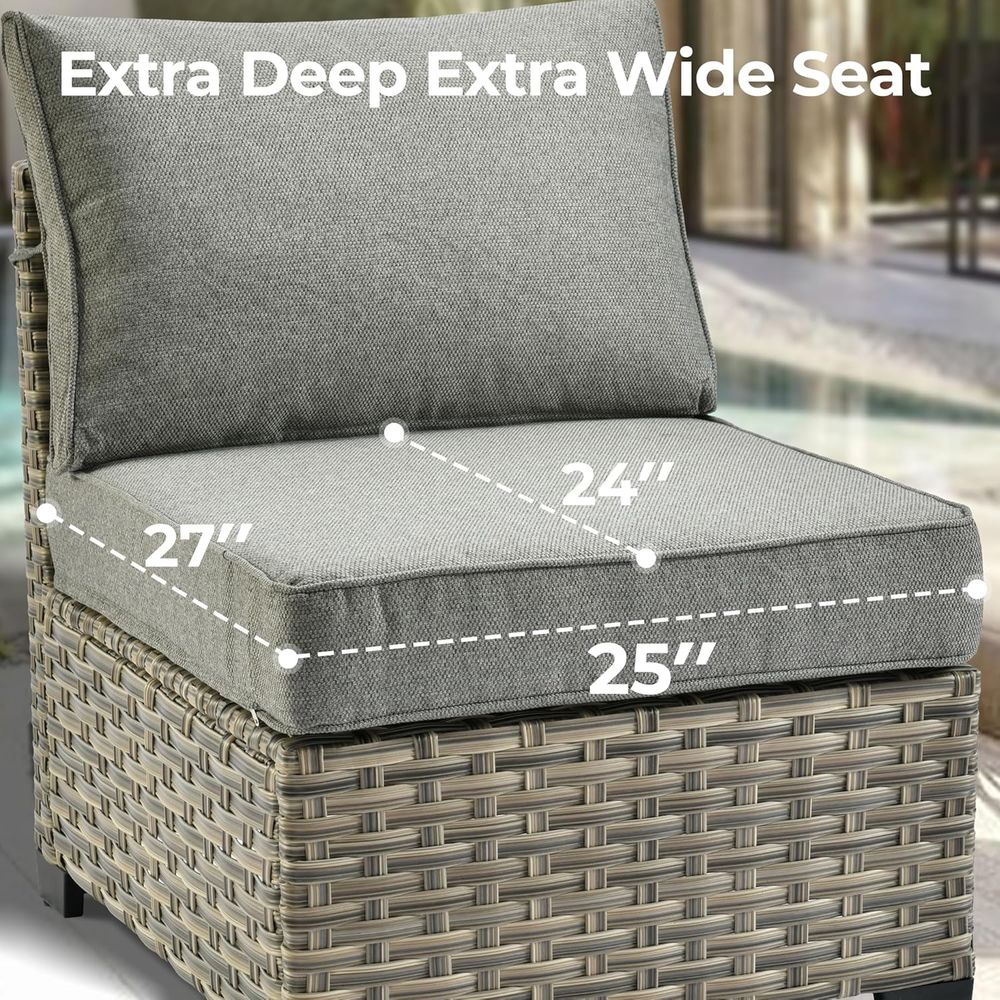 L-Shaped Outdoor Sectional Pat - Outdoor Furniture Fire Pit 评论和价格