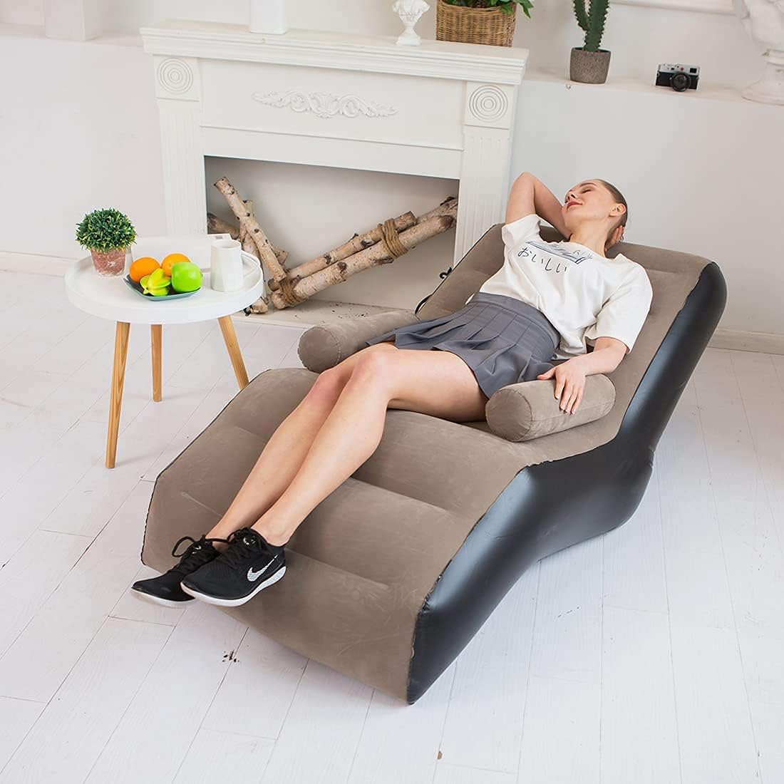 Folding Lazy Sofa,Inflatable L - Outdoor Furniture Lounge 评论和价格