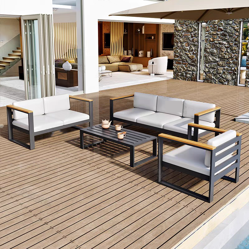 Modern Style Aluminum Patio So - Outdoor Furniture Dining Set 评论和价格