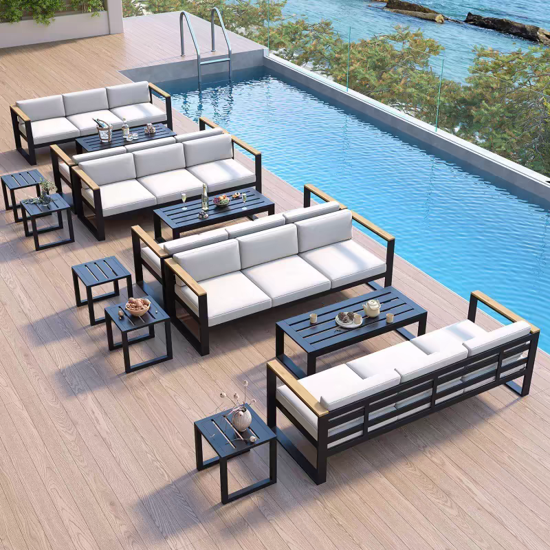 Modern Style Aluminum Patio So - Outdoor Furniture Dining Set 评论和价格
