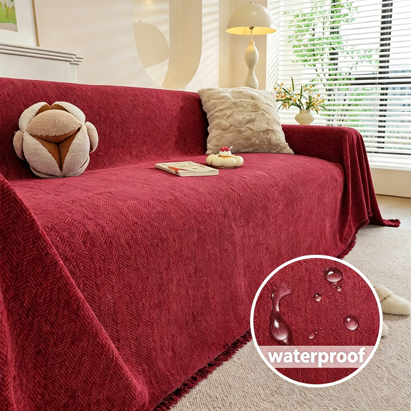 Waterproof Sofa Towels Couch F - Outdoor Furniture L Shape 评论和价格