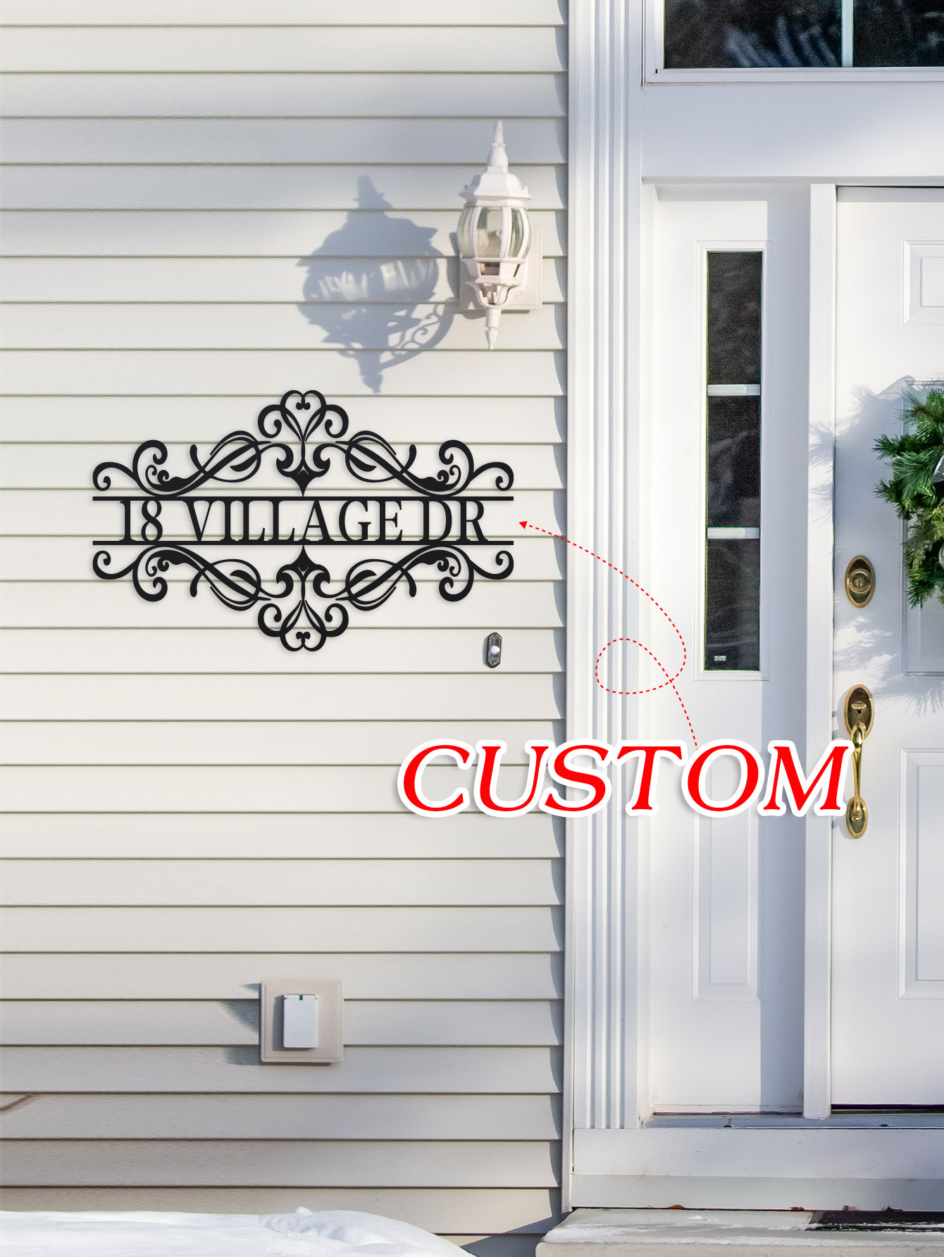 Personalized Metal Name Sign - - Outdoor Furniture Metal 评论和价格