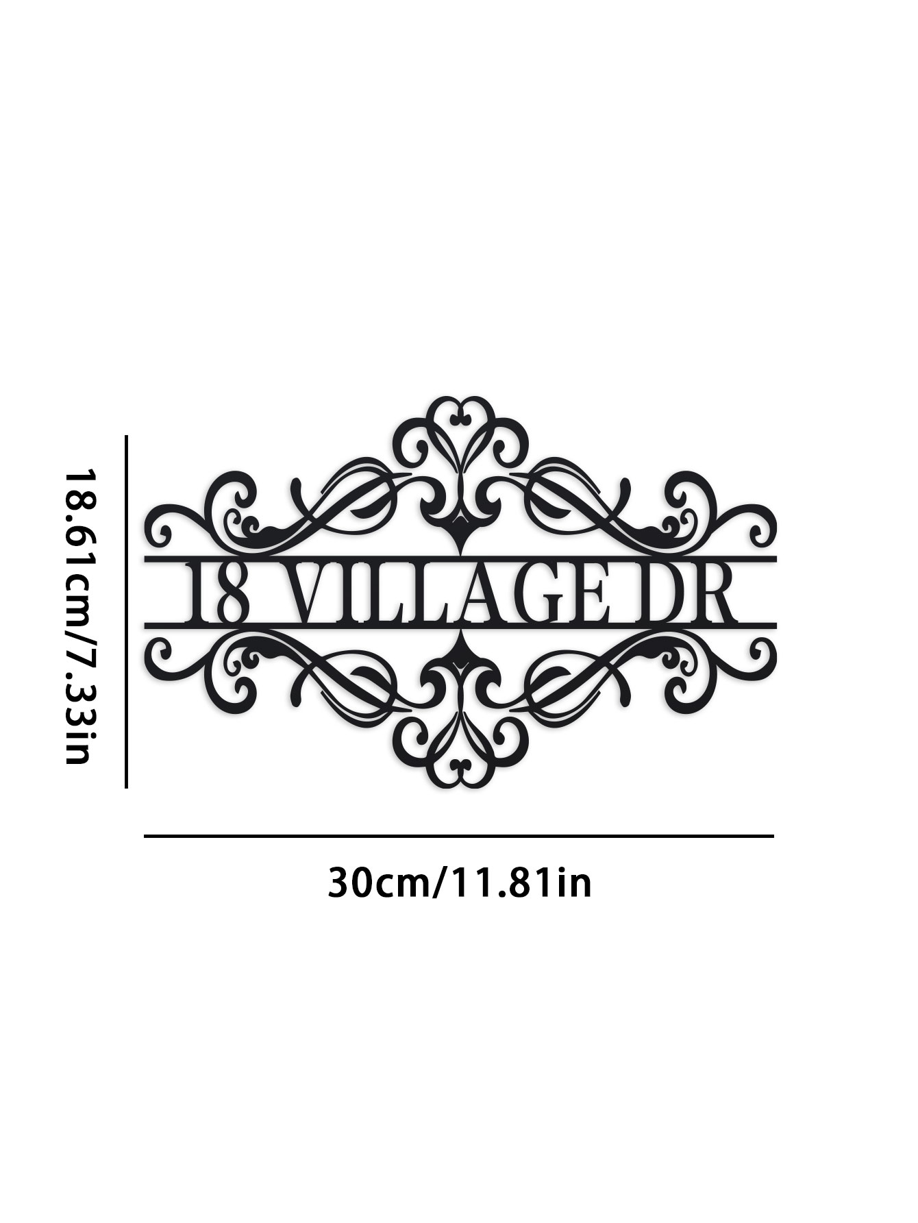 Personalized Metal Name Sign - - Outdoor Furniture Metal 评论和价格