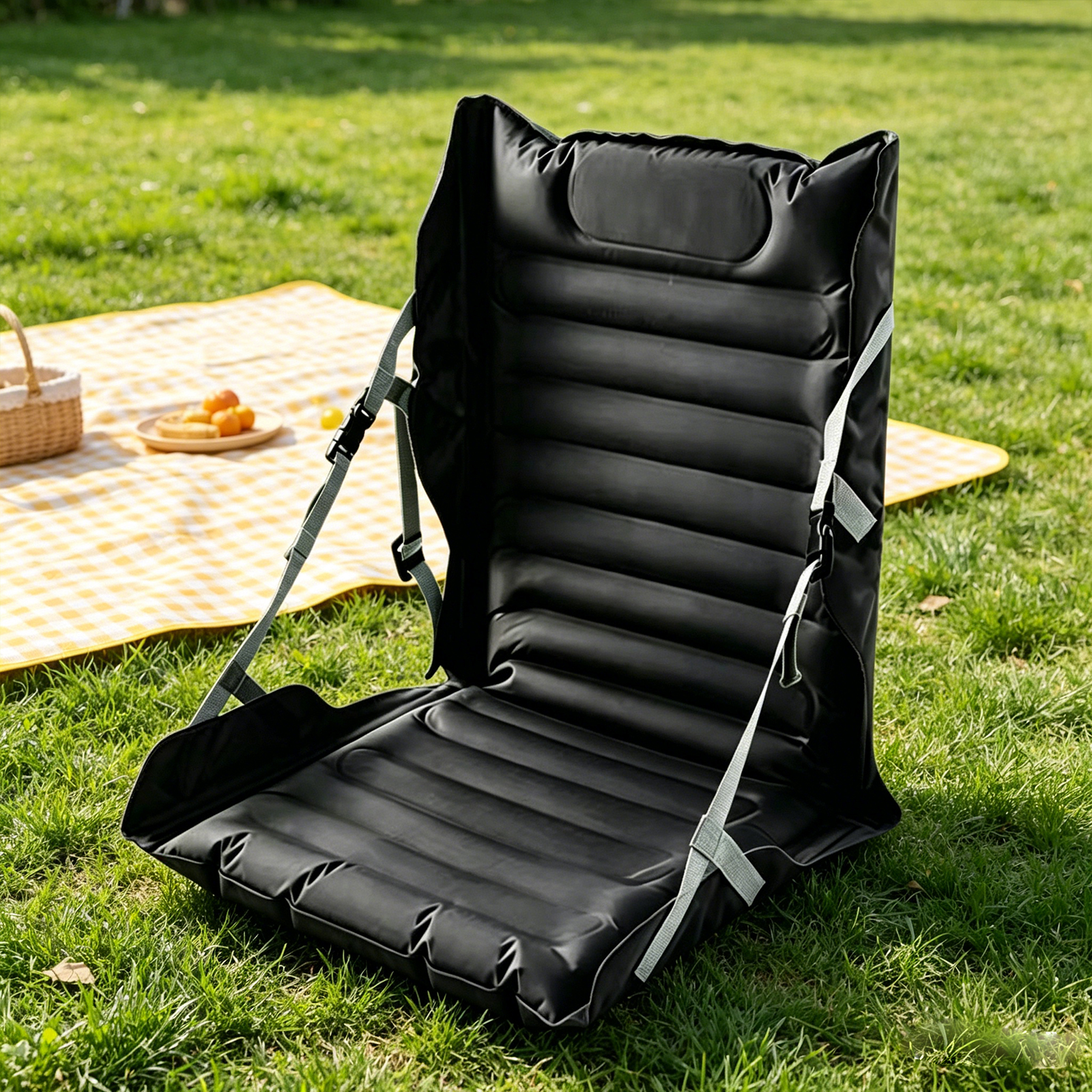 Inflatable Folding Seat Cushio - Outdoor Furniture Pads 评论和价格