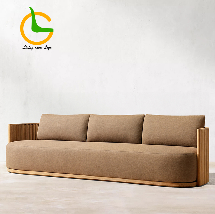 Luxury L-shaped Teak Wood Outd - Outdoor Furniture L Shape 评论和价格