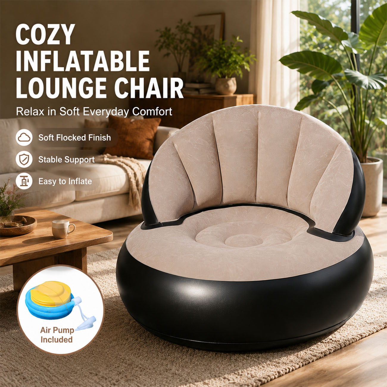 Inflatable Chair for Adults, F - Outdoor Furniture Lounge 评论和价格